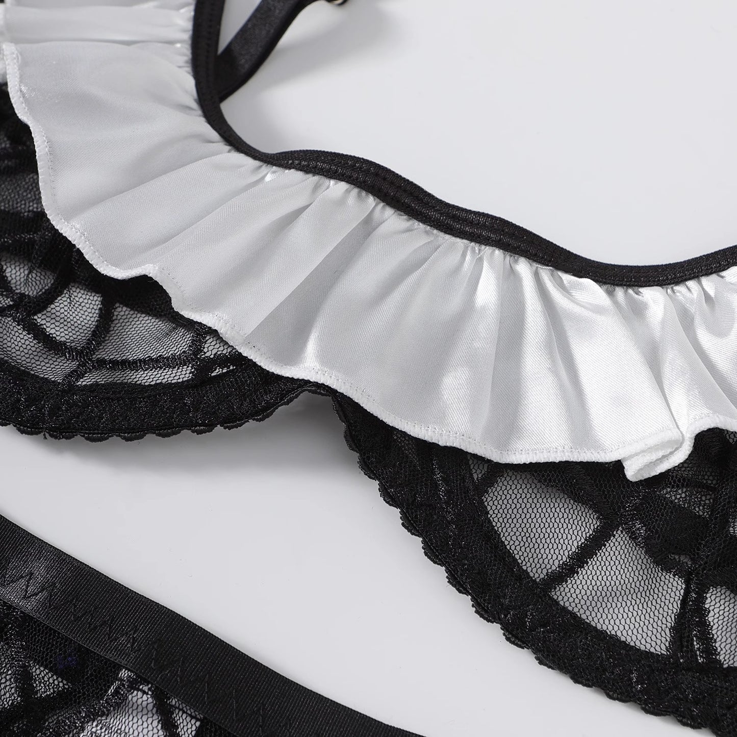 Elegant Temptation French Maid Lingerie Set