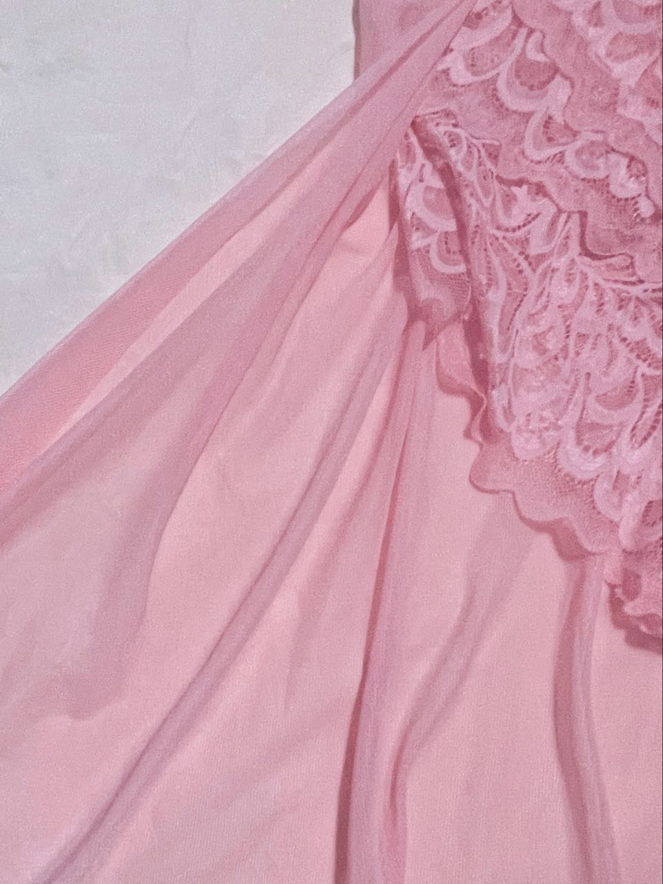 Pink Lace Babydoll Lingerie