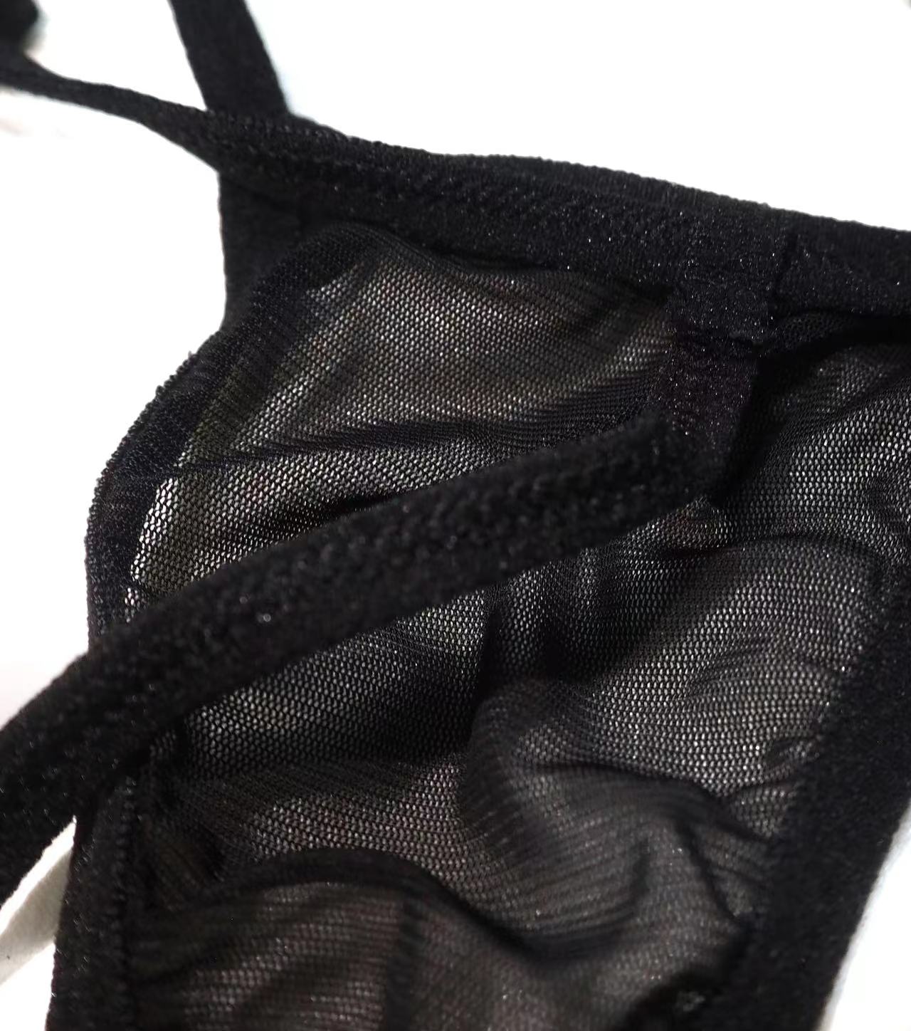 Black Lace Babydoll Lingerie Set