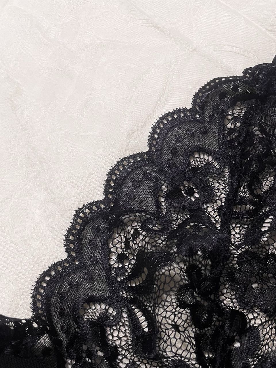 Black Sheer Lace Lingerie Set