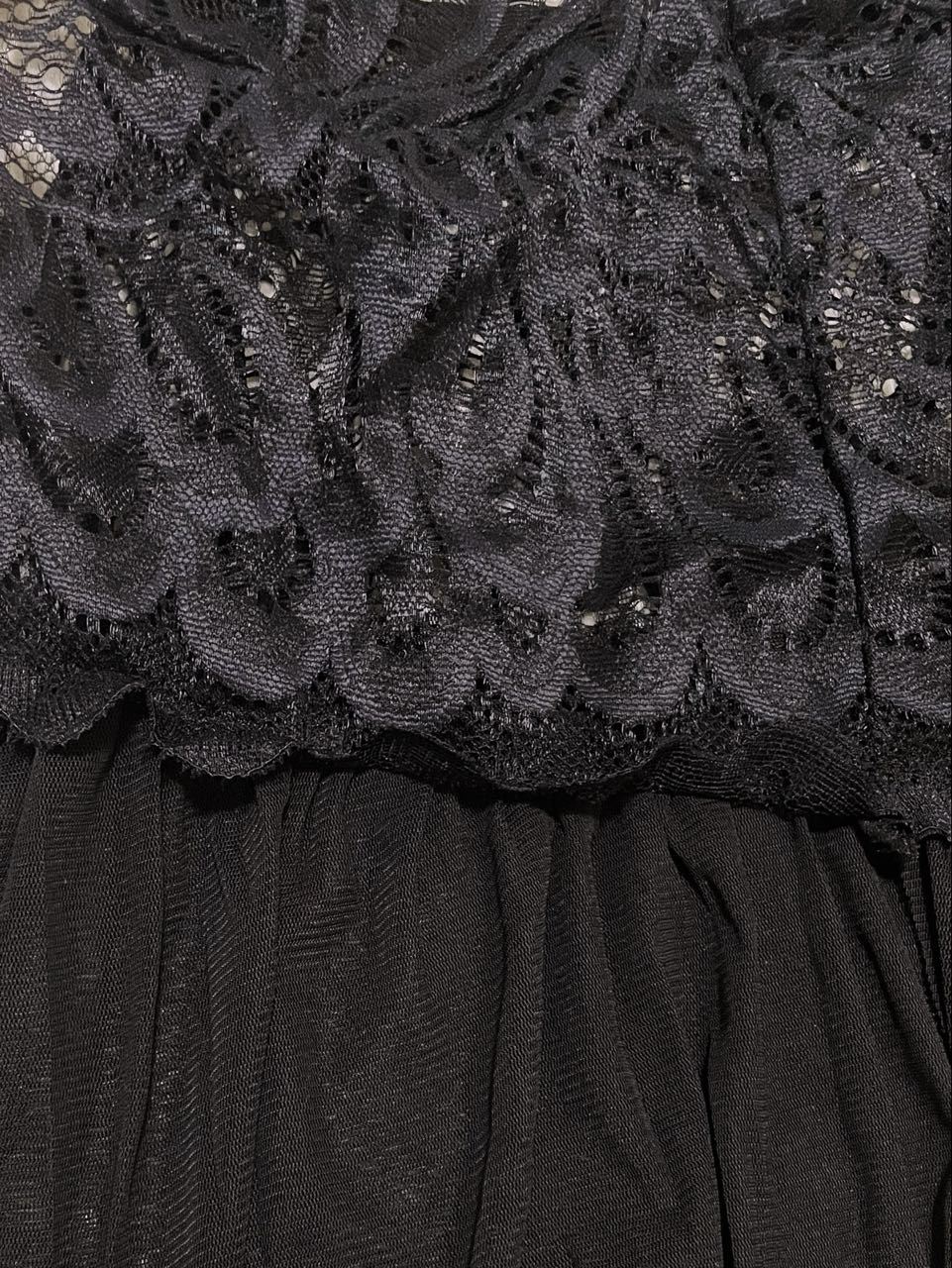 Black Sheer Lace Lingerie Set