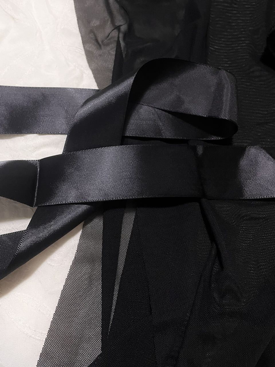 Black Sheer Lace Lingerie Set