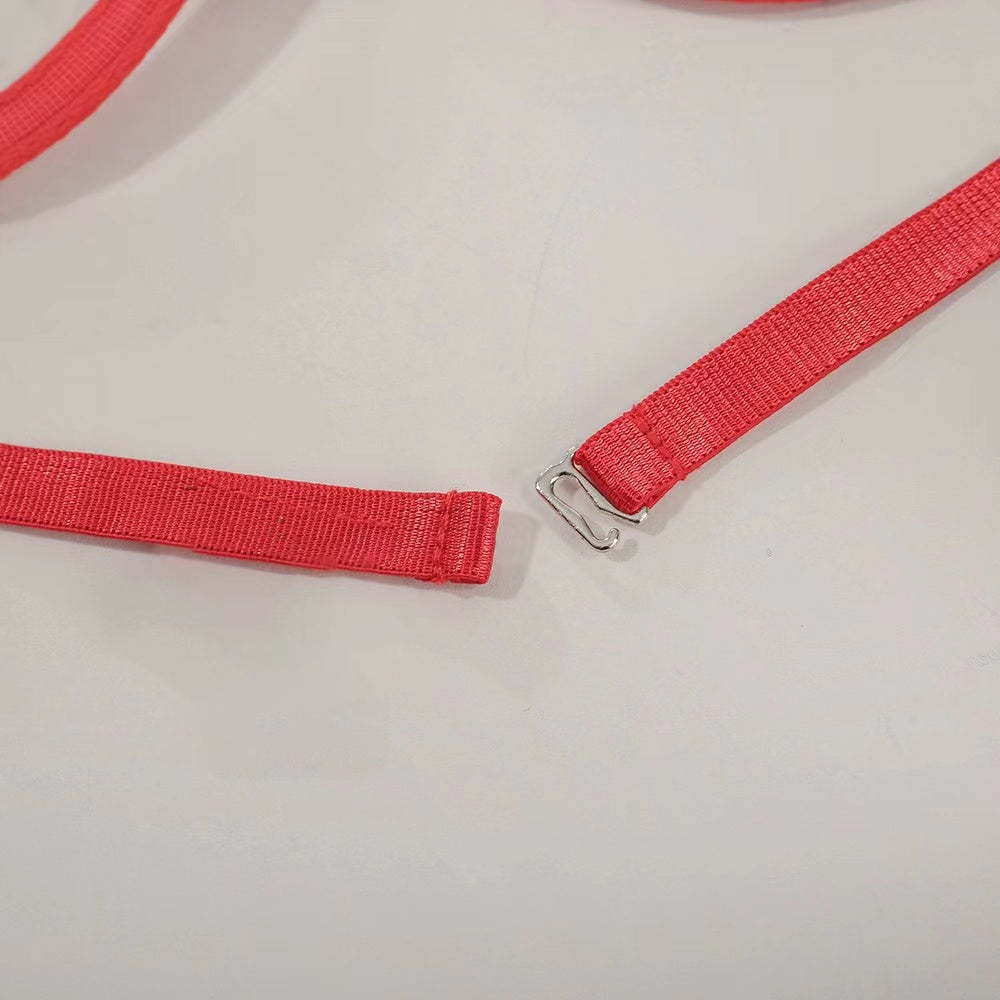 Red Bow Lingerie Set