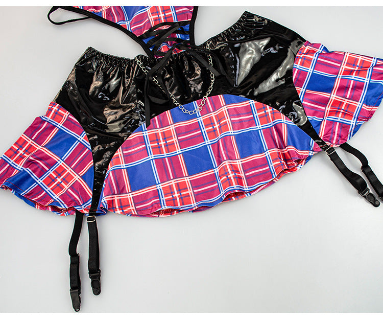 Naughty Schoolgirl Cosplay Lingerie Set