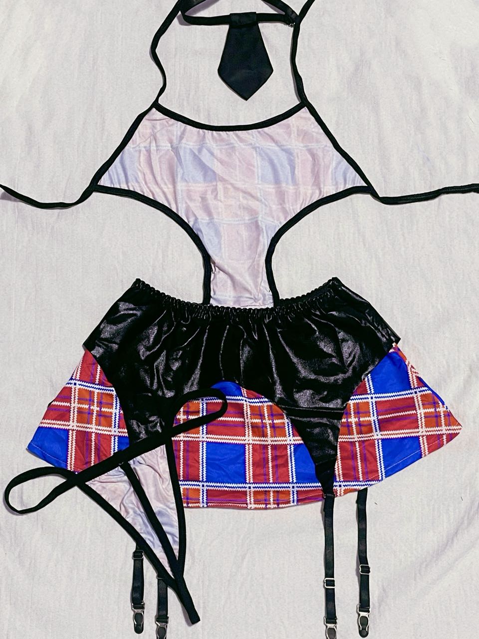 Naughty Schoolgirl Cosplay Lingerie Set