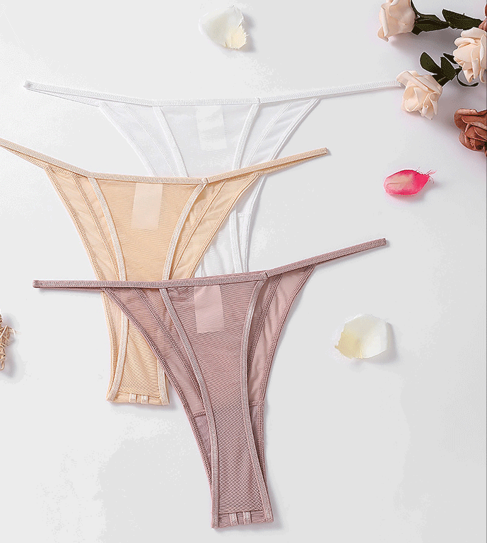 Sheer Mesh Micro Thong – Low-Rise, Ultra-Thin Straps