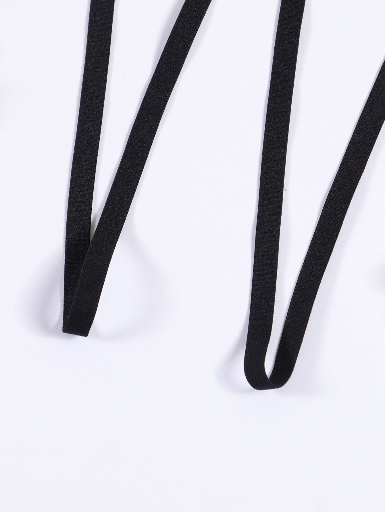 Lace Open-Crotch Panties with Back Bow & Double Leg Straps