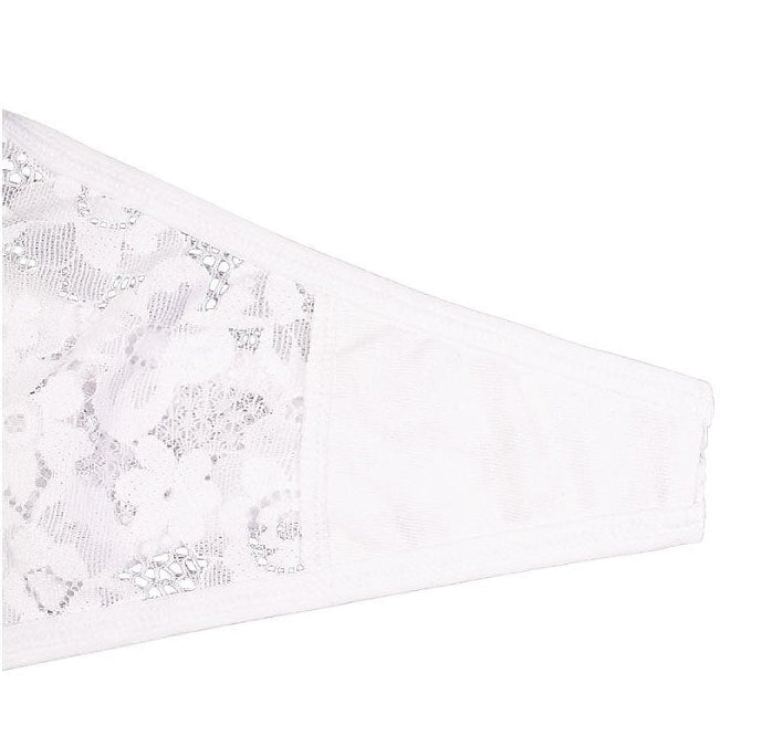 Sexy Lace Thong Panties with Bow & Ring Detail – Black, White, Red