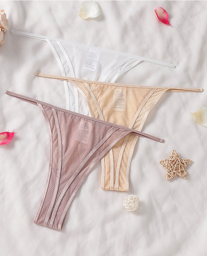 Sheer Mesh Micro Thong – Low-Rise, Ultra-Thin Straps