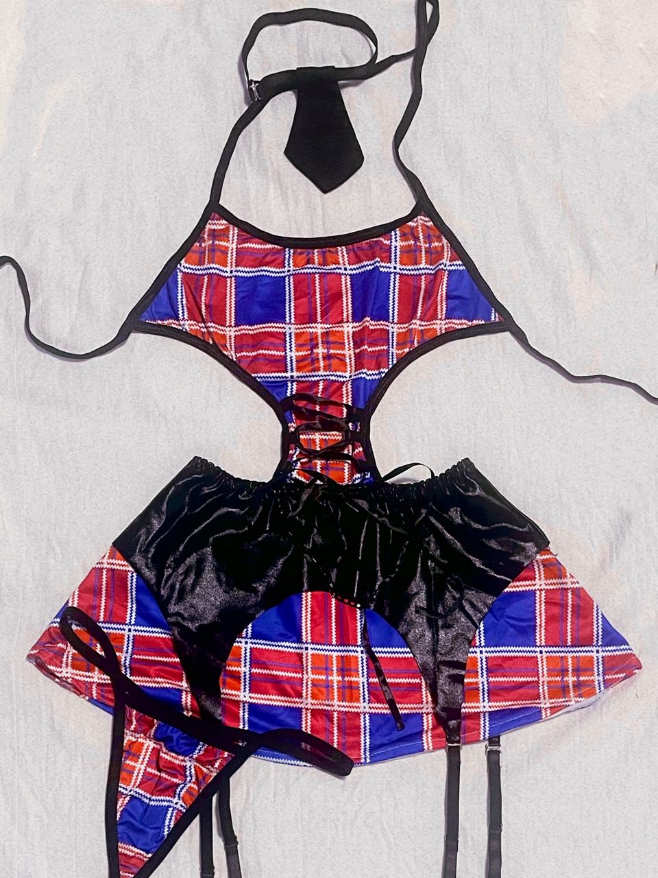 Naughty Schoolgirl Cosplay Lingerie Set